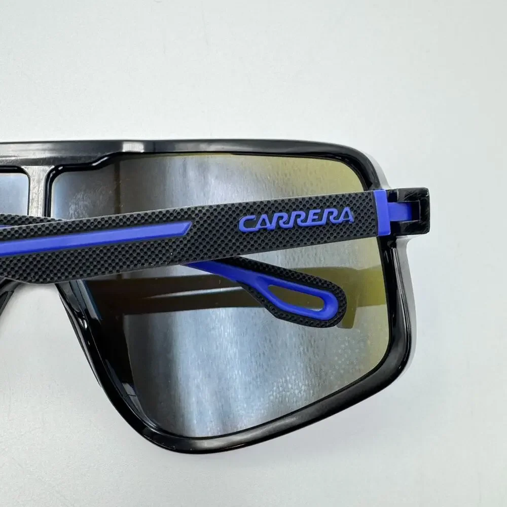 Carrera Sunglasses 4017/S D51Z0 Black Frame Blue Shield Mirror Lens 99-01-135